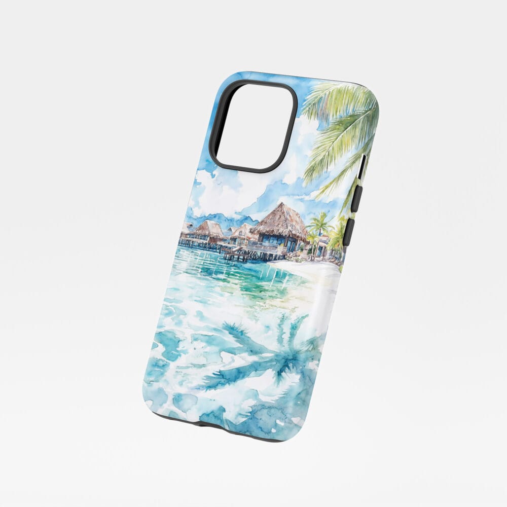 01 - Tahiti Watercolor Art Phone Case - Floating.jpg 01 - Tahiti Watercolor Art Phone Case - Floating.jpg
