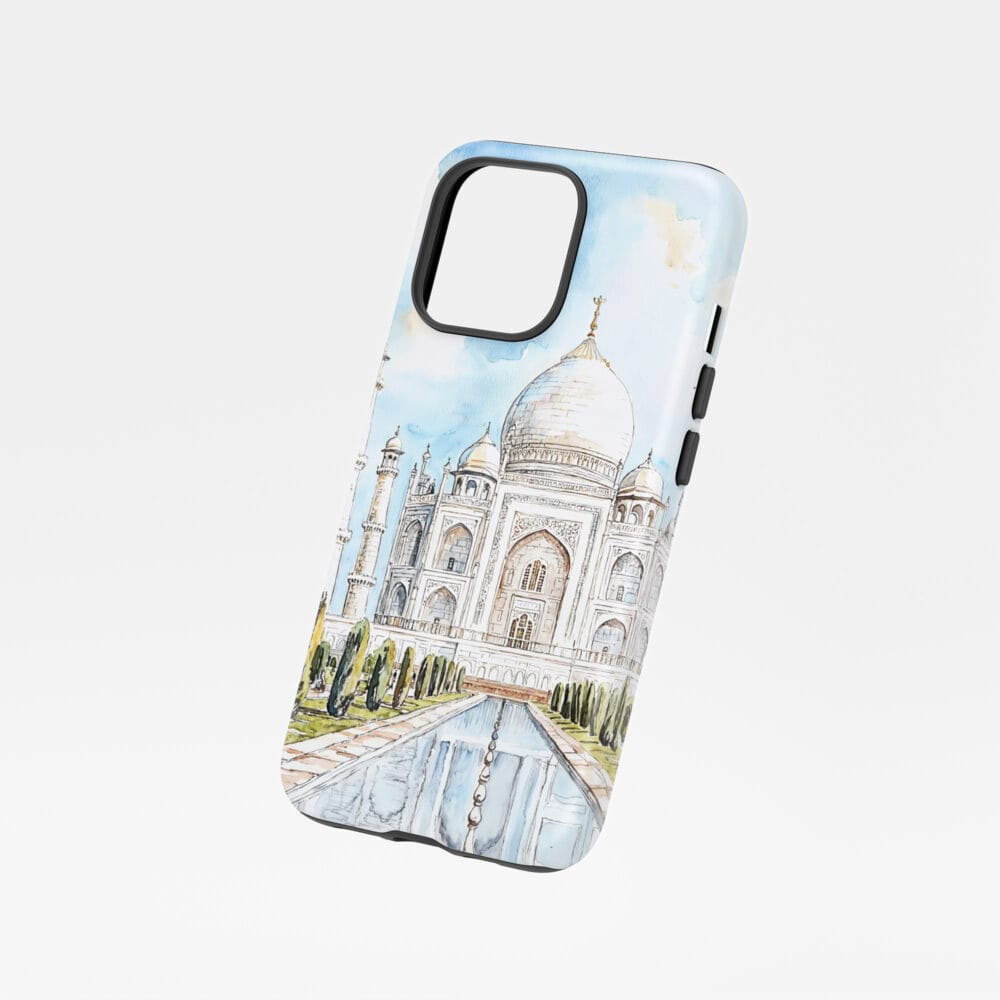 01 - Taj Mahal Watercolor Art Phone Case - Floating.jpg 01 - Taj Mahal Watercolor Art Phone Case - Floating.jpg