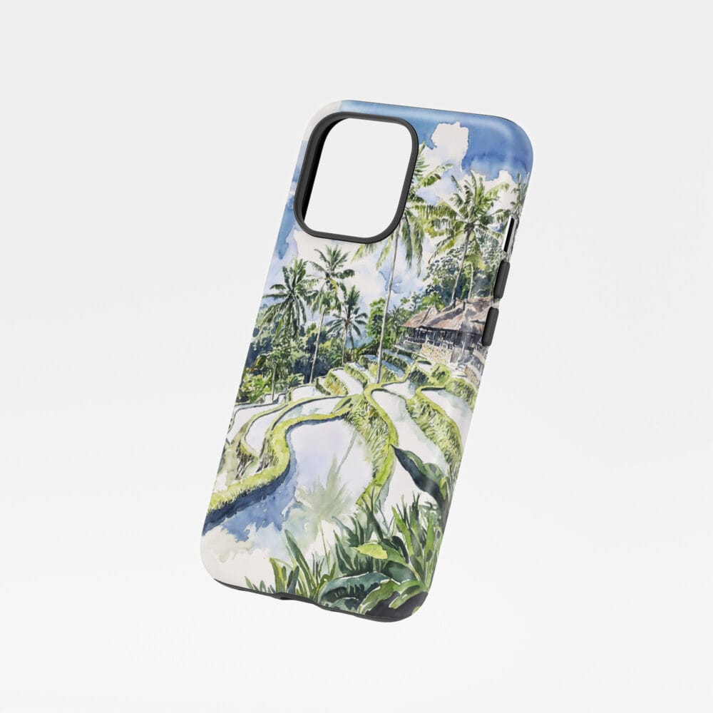 01 - Tegallalang Rice Terrace Ubud Bali Watercolor Art Phone Case - Floating.jpg 01 - Tegallalang Rice Terrace Ubud Bali Watercolor Art Phone Case - Floating.jpg