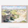 01 - Theodore Roosevelt National Park Watercolor - Horizontal Art - Digital Download - Main.jpg