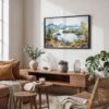02 - Adirondack Mountains Watercolor - Horizontal Art - Digital Download - Boho Living Room.jpg