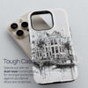 02 - Amsterdam - Pencil Drawing Art Phone Case - Tough Case.jpg