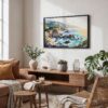 02 - Big Sur Watercolor - Horizontal Art - Digital Download - Boho Living Room.jpg