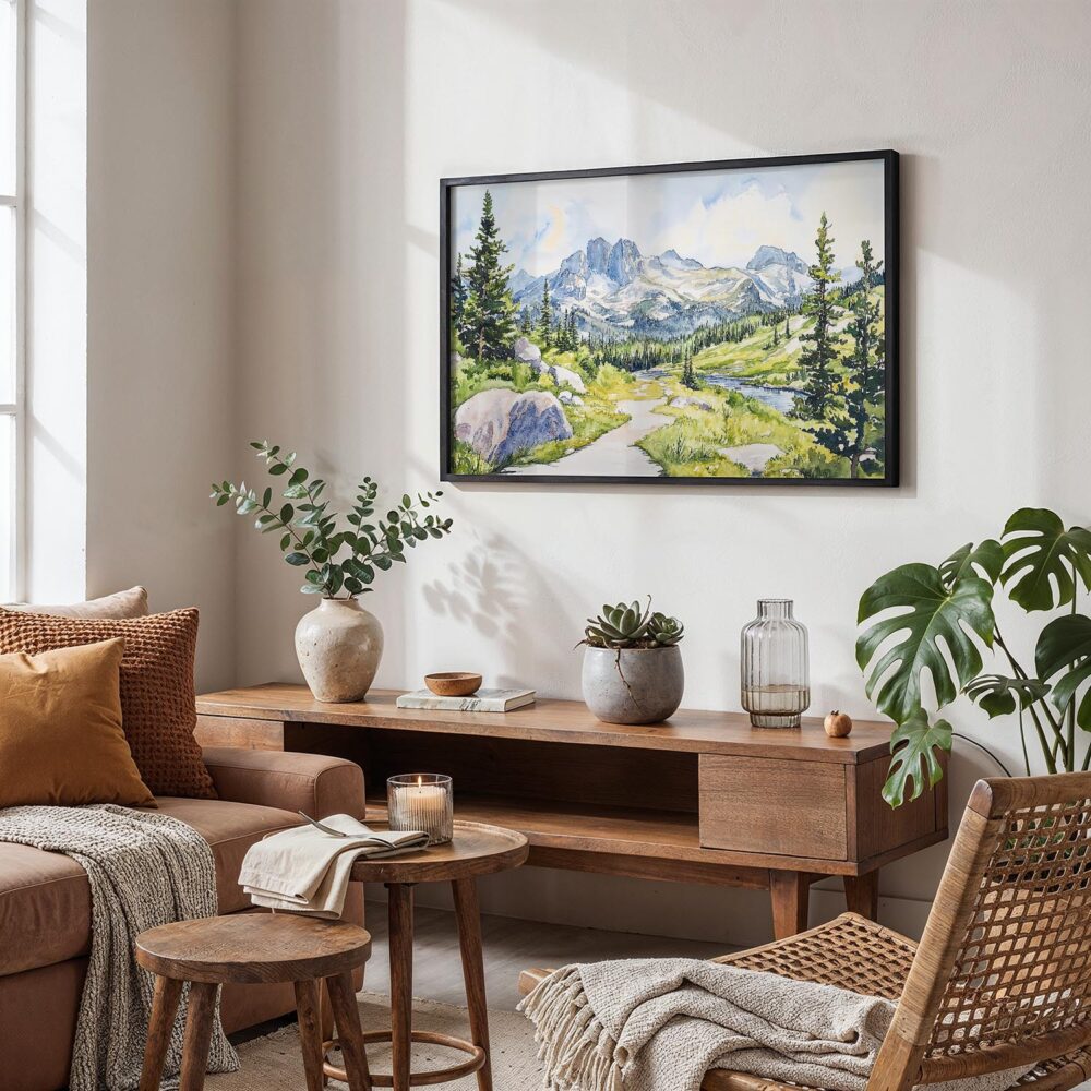 02 - Colorado Rocky Mountains National Park Watercolor - Horizontal Art - Digital Download - Boho Living Room.jpg 02 - Colorado Rocky Mountains National Park Watercolor - Horizontal Art - Digital Download - Boho Living Room.jpg