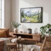 02 - Colorado Rocky Mountains National Park Watercolor - Horizontal Art - Digital Download - Boho Living Room.jpg