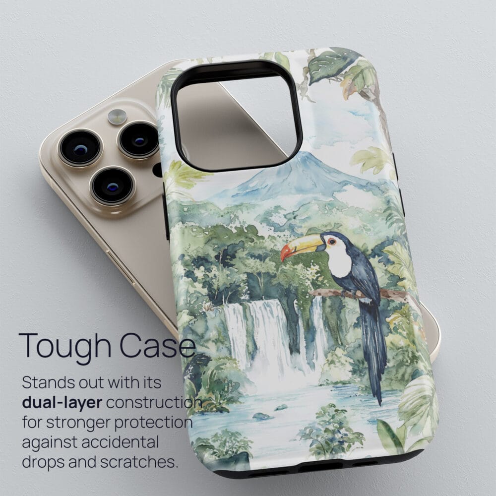 02 - Costa Rica Arenal Volcano Watercolor Art Phone Case - Tough Case.jpg 02 - Costa Rica Arenal Volcano Watercolor Art Phone Case - Tough Case.jpg