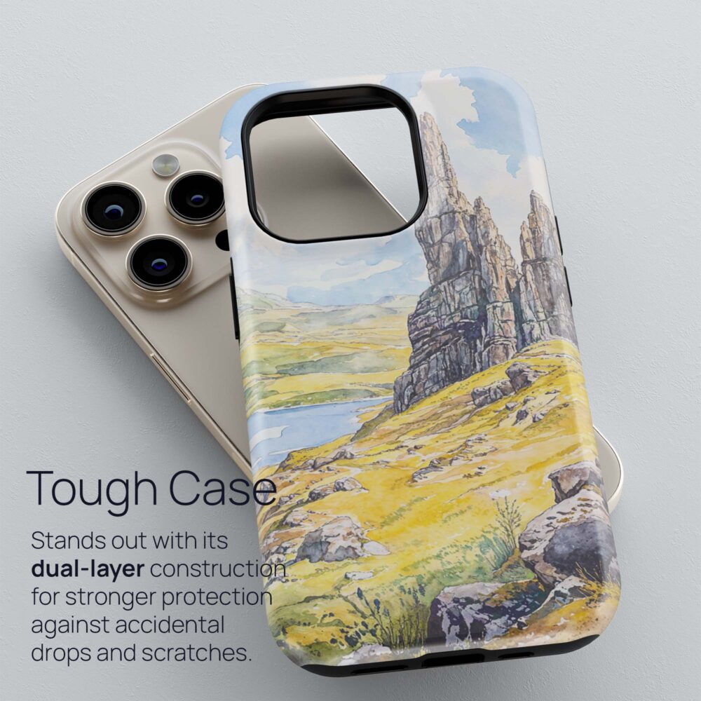 02 - Isle of Skye Watercolor Art Phone Case - Tough Case.jpg 02 - Isle of Skye Watercolor Art Phone Case - Tough Case.jpg