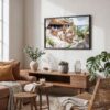 02 - Mesa Verde National Park Watercolor - Horizontal Art - Digital Download - Boho Living Room.jpg