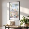 02 - Morning Coffee in Florence Watercolor Art - Digital Download - Hallway.jpg