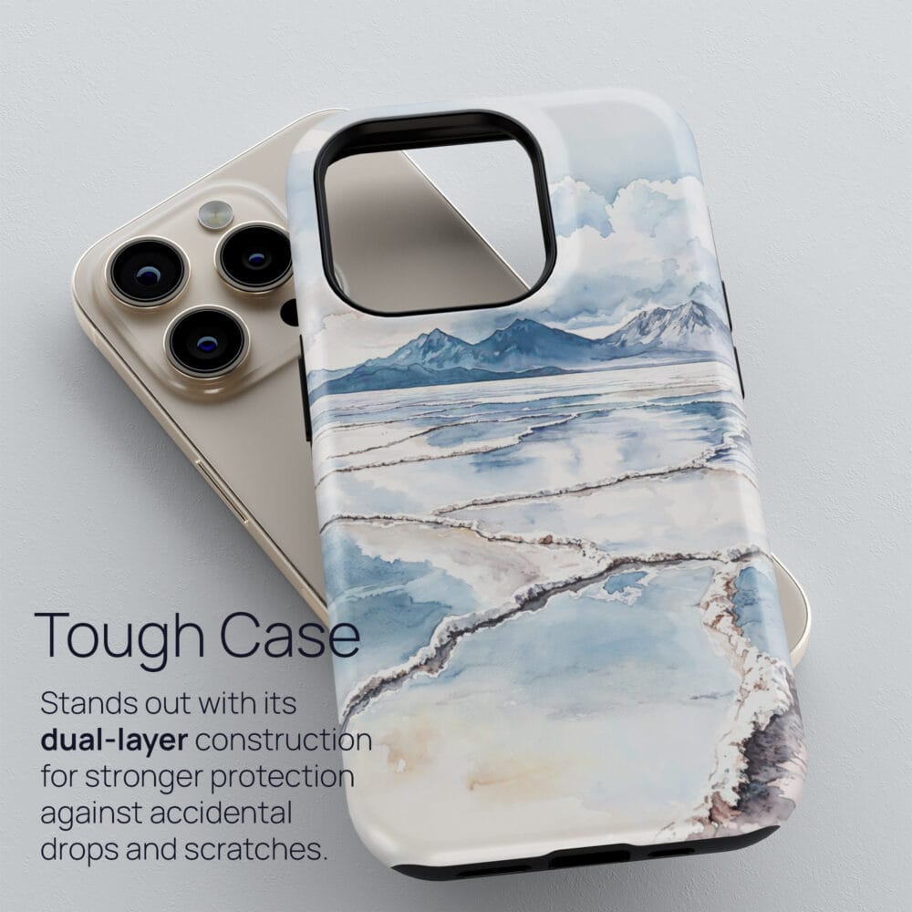 02 - Salar de Uyuni Watercolor Art Phone Case - Tough Case.jpg 02 - Salar de Uyuni Watercolor Art Phone Case - Tough Case.jpg