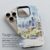 02 - Seattle Skyline - Watercolor Art Phone Case - Tough Case.jpg