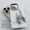 02 - Statue of liberty - Pencil Drawing Phone Case - Tough Case.jpg