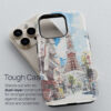 02 - Tokyo Tower - Watercolor Art Phone Case - Tough Case.jpg