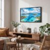 02 - Virgin Islands National Park Watercolor - Horizontal Art - Digital Download - Boho Living Room.jpg