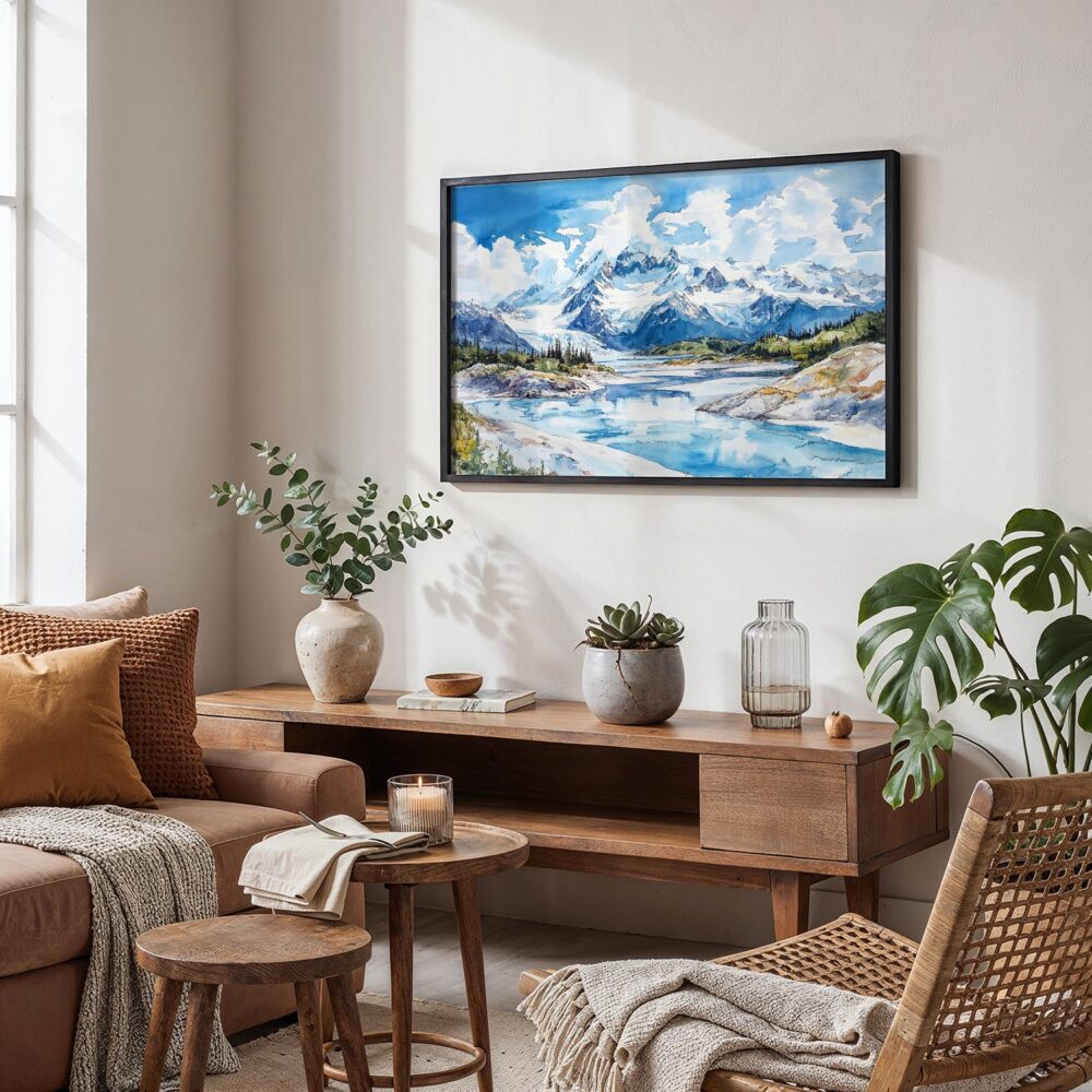 02 - Wrangell–St. Elias National Park Watercolor - Horizontal Art - Digital Download - Boho Living Room.jpg 02 - Wrangell–St. Elias National Park Watercolor - Horizontal Art - Digital Download - Boho Living Room.jpg