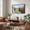 02 - Zion National Park Watercolor - Horizontal Art - Digital Download - Boho Living Room.jpg
