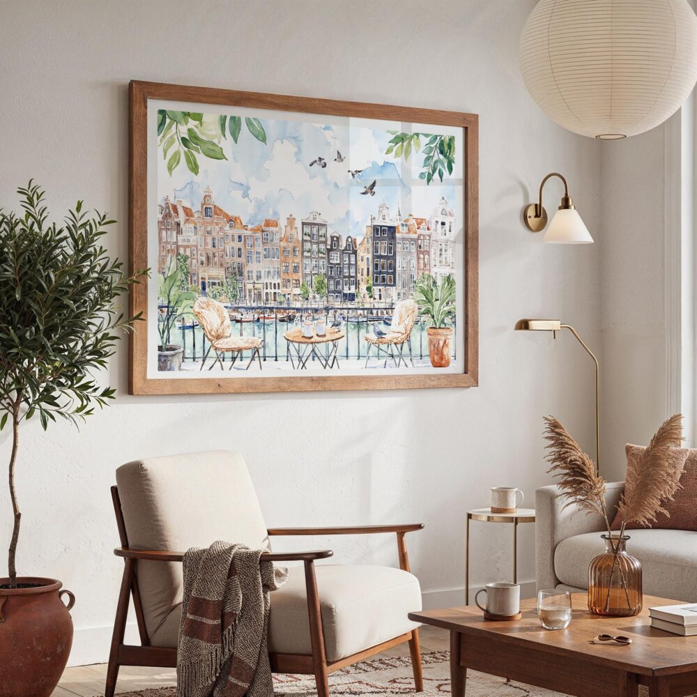 03 - A Morning in Amsterdam Watercolor Art - Horizontal Art - Digital Download - Boho Living Room 2.jpg 03 - A Morning in Amsterdam Watercolor Art - Horizontal Art - Digital Download - Boho Living Room 2.jpg
