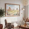 03 - Arizona Desert Watercolor - Horizontal Art - Digital Download - Boho Living Room 2.jpg