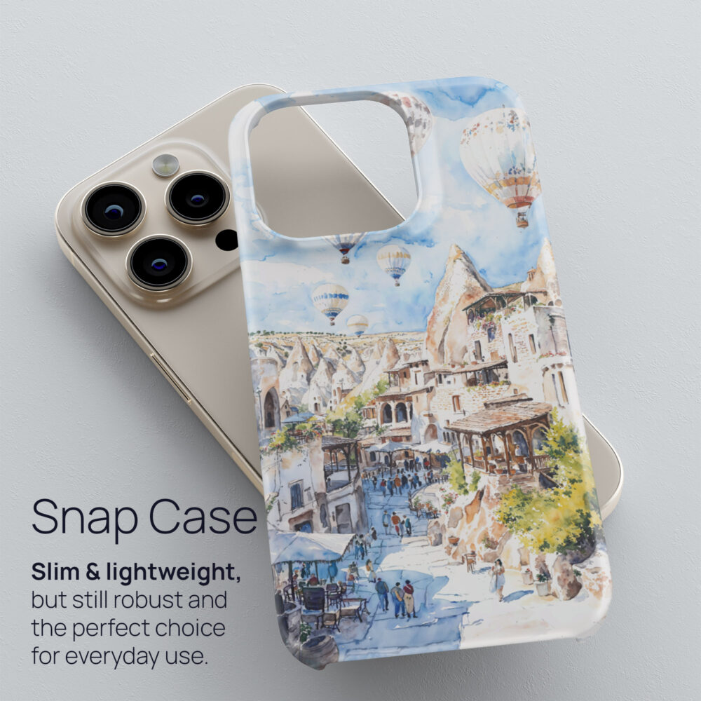 03 - Cappadocia Turkey Watercolor Art Phone Case - Snap Case.jpg 03 - Cappadocia Turkey Watercolor Art Phone Case - Snap Case.jpg