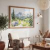 03 - Colorado Rocky Mountains National Park Watercolor - Horizontal Art - Digital Download - Boho Living Room 2.jpg
