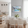 03 - Framed Banff National Park Watercolor - Horizontal Canvas Print - Coastal Kitchen.jpg