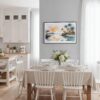03 - Framed Biscayne National Park Watercolor - Horizontal Canvas Print - Coastal Kitchen.jpg