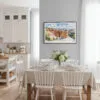 03 - Framed Bryce Canyon National Park Watercolor - Horizontal Canvas Print - Coastal Kitchen.jpg