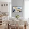 03 - Framed Guadalupe Mountains National Park Watercolor - Horizontal Canvas Print - Coastal Kitchen.jpg
