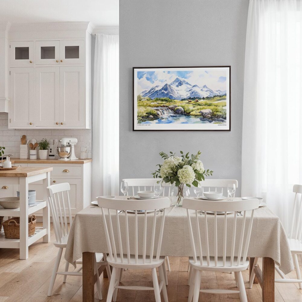 03 - Framed Katmai National Park Watercolor - Horizontal Canvas Print - Coastal Kitchen.jpg 03 - Framed Katmai National Park Watercolor - Horizontal Canvas Print - Coastal Kitchen.jpg