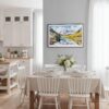 03 - Framed Maroon Bells Aspen CO Watercolor - Horizontal Canvas Print - Coastal Kitchen.jpg