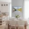 03 - Framed Maroon Bells Aspen CO Watercolor - Horizontal Canvas Print - Coastal Kitchen.jpg