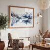 03 - Glacier Bay National Park Watercolor - Horizontal Art - Digital Download - Boho Living Room 2.jpg