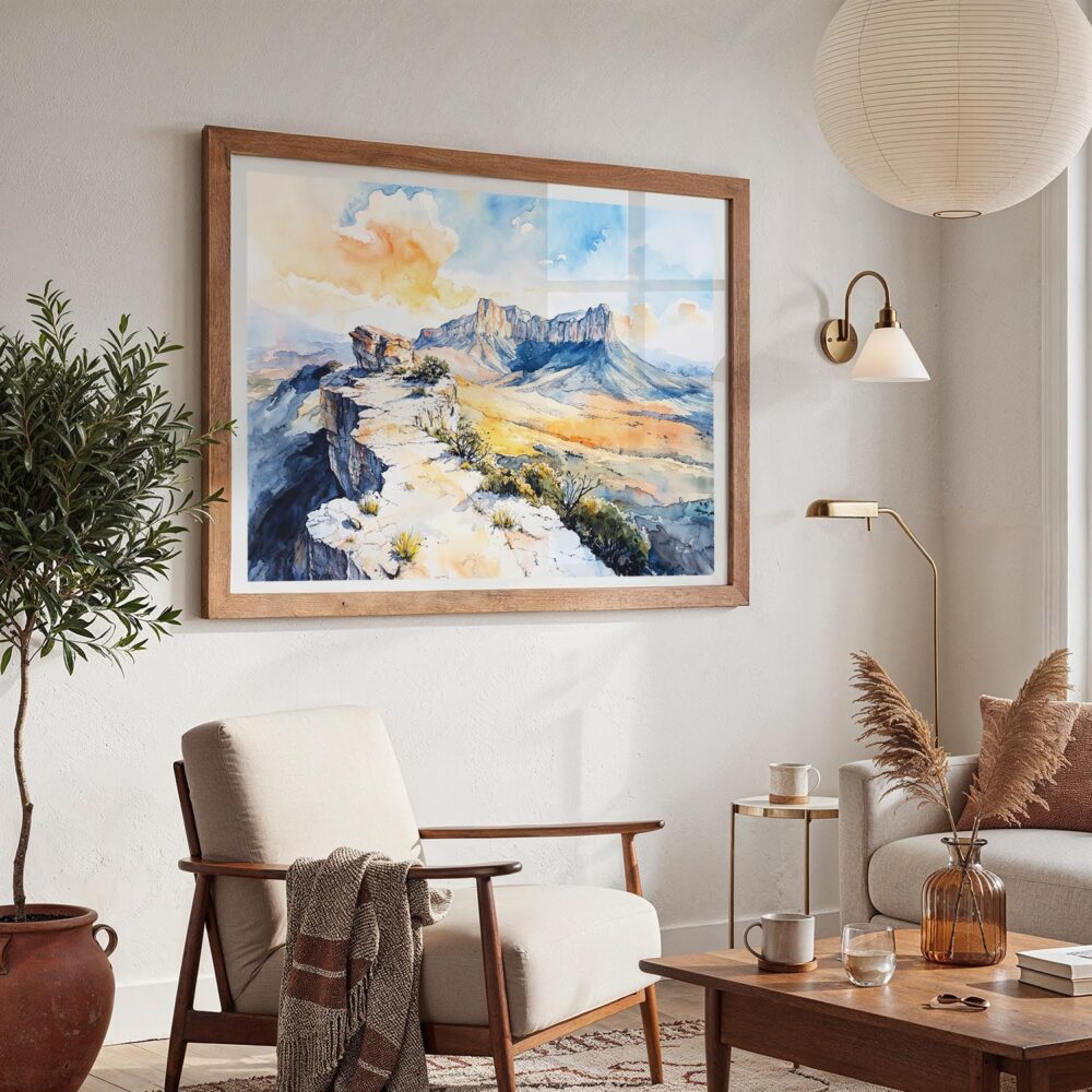 03 - Guadalupe Mountains National Park Watercolor - Horizontal Art - Digital Download - Boho Living Room 2.jpg 03 - Guadalupe Mountains National Park Watercolor - Horizontal Art - Digital Download - Boho Living Room 2.jpg