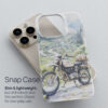 03 - Ha Giang Loop Motorbike Watercolor Art Phone Case - Snap Case.jpg