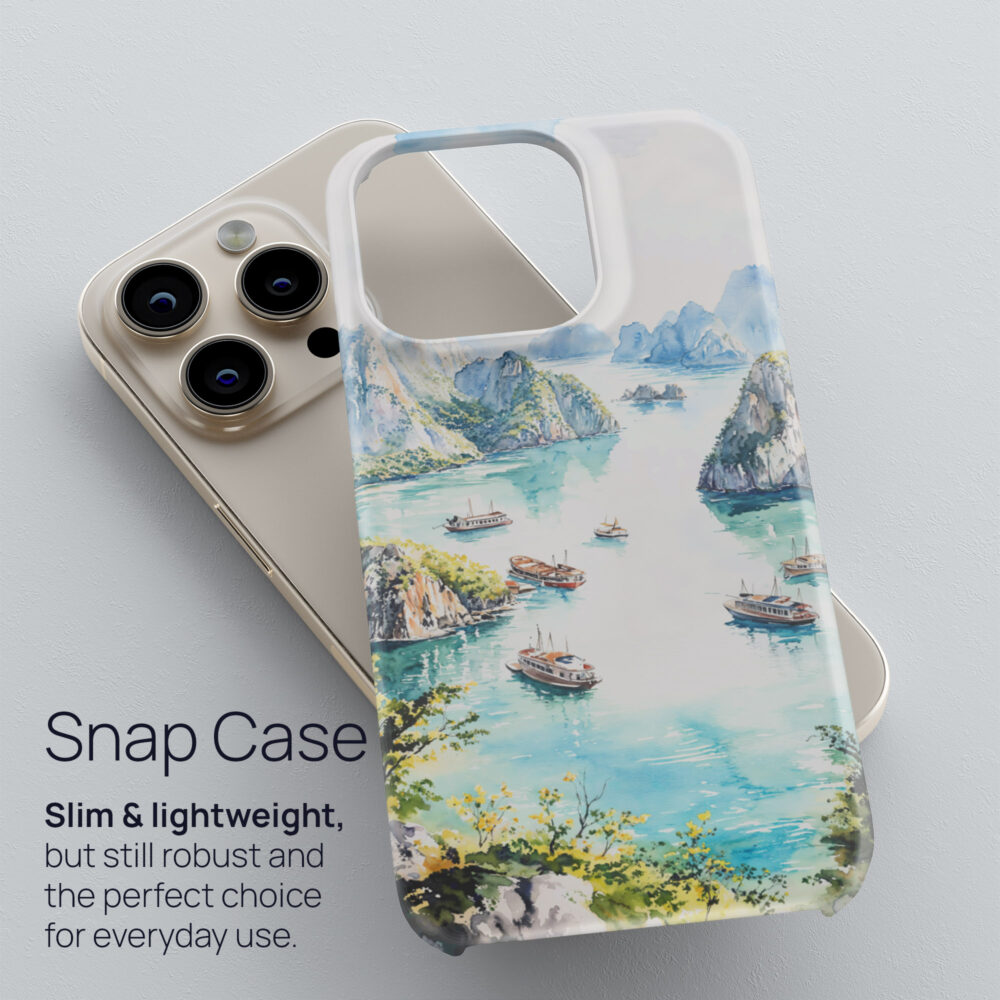 03 - Ha Long Bay Vietnam Watercolor Art Phone Case - Snap Case.jpg 03 - Ha Long Bay Vietnam Watercolor Art Phone Case - Snap Case.jpg