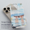 03 - Hakone Gate Watercolor Art Phone Case - Snap Case.jpg