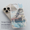 03 - Japan Osaka Castle Watercolor Art Phone Case - Snap Case.jpg