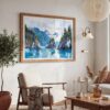 03 - Kenai Fjords National Park Watercolor - Horizontal Art - Digital Download - Boho Living Room 2.jpg