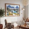 03 - Kings Canyon National Park Watercolor - Horizontal Art - Digital Download - Boho Living Room 2.jpg