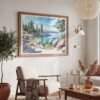 03 - Lake Tahoe Watercolor - Horizontal Art - Digital Download - Boho Living Room 2.jpg
