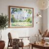 03 - Picnic in Central Park New York Watercolor Art - Horizontal Art - Digital Download - Boho Living Room 2.jpg
