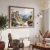 03 - Pinnacles National Park Watercolor - Horizontal Art - Digital Download - Boho Living Room 2.jpg