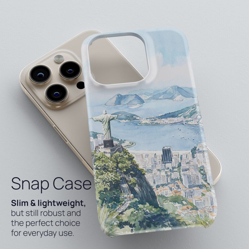 03 - Rio De Janeiro Watercolor Art Phone Case - Snap Case.jpg 03 - Rio De Janeiro Watercolor Art Phone Case - Snap Case.jpg