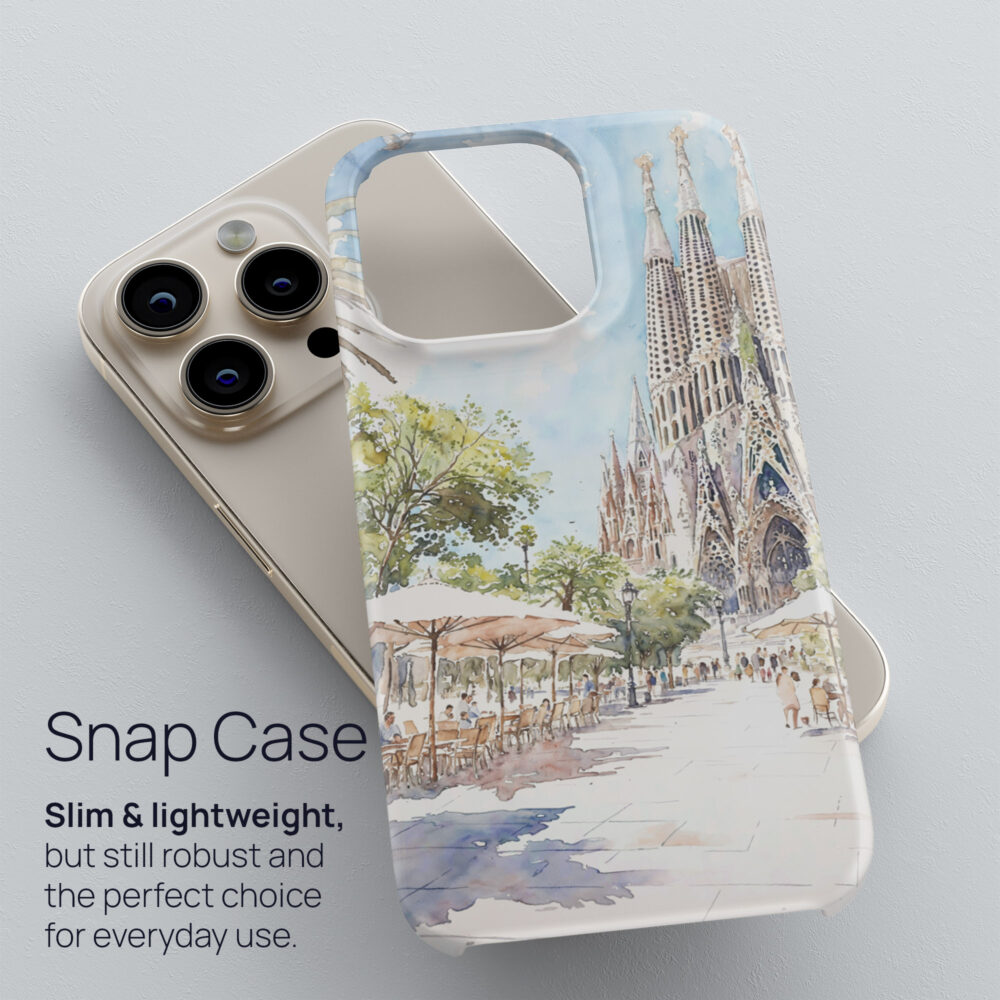03 - Sagrada Familia - Watercolor Art Phone Case - Snap Case.jpg 03 - Sagrada Familia - Watercolor Art Phone Case - Snap Case.jpg