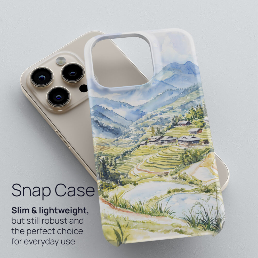 03 - Sapa Vietnam Watercolor Art Phone Case - Snap Case.jpg 03 - Sapa Vietnam Watercolor Art Phone Case - Snap Case.jpg