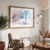 03 - Tokyo Skytree During Sakura Season Watercolor Art - Horizontal Art - Digital Download - Boho Living Room 2.jpg