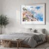 04 - Amalfi Coast Watercolor Art - Horizontal Art - Digital Download - Bedroom.jpg
