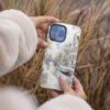 04 - Amsterdam - Grachtengordel Boat - Watercolor Art Phone Case - Female hand.jpg