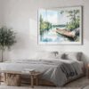 04 - Boundary Waters Watercolor - Horizontal Art - Digital Download - Bedroom.jpg