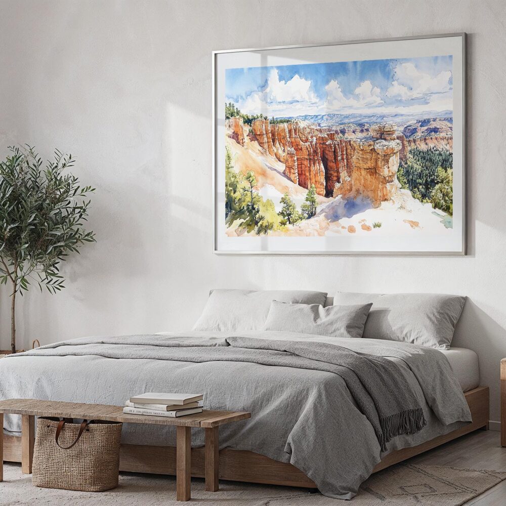 04 - Bryce Canyon National Park Watercolor - Horizontal Art - Digital Download - Bedroom.jpg 04 - Bryce Canyon National Park Watercolor - Horizontal Art - Digital Download - Bedroom.jpg